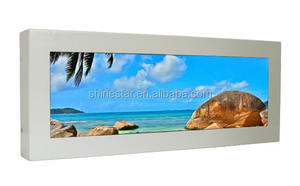 34.7 "36.6" 37 "<span class=keywords><strong>38</strong></span>" pouces TFT ultra large étiré LCD LED affichage numérique AD player bar strip - Product Image 3