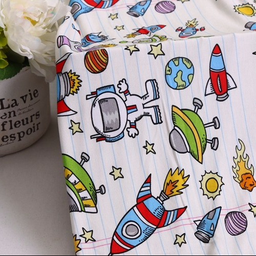 Customized Design Eco-Friendly Organic Bamboo Spandex Fabric for Baby Dresses