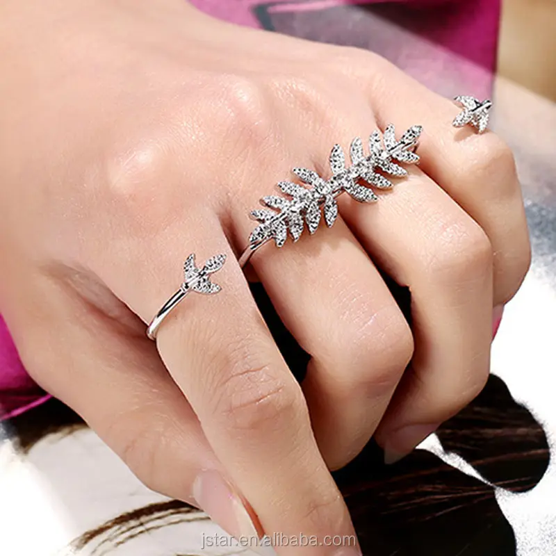 2020 новый стиль двойное длинное кольцо на палец для женщин