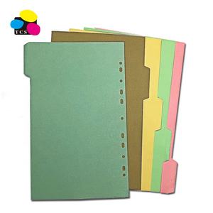 איכות גבוהה <span class=keywords><strong>5</strong></span> שונים צבע מדד הכרטיסייה נייר חוצץ קובץ שלם מחיר המפעל עבור הגשת מוצרים - Product Image 4