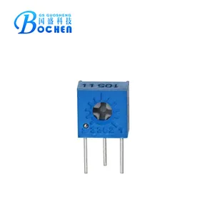 ISO Single Turn Linear Cermet 0.5W Potentiometer 3362W