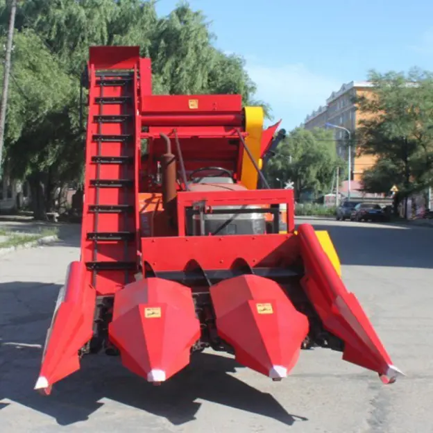 2 rij zoete maïs harvester/mini maiskolvenplukker voor verkoop