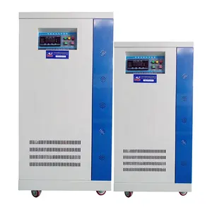 サーボタイプ10kva20kva 30kva 100kvasvcサーボモーター3家庭用ウォーターポンプ用三相自動電圧レギュレータースタビライザー