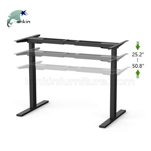 Đứng lên bàn điện động cơ kép Chiều cao có thể điều chỉnh ngồi đứng bàn Ergonomic bảng - Product Image 3