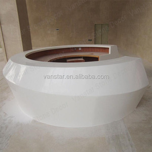 Mostrador de Recepción/Tablero de Mesa/Tablero de Trabajo de Color Blanco Glaciar de DuPont Corians - Product Image 5
