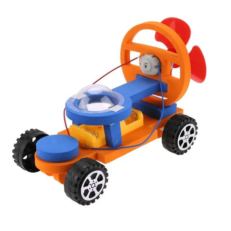 Großhandel preis Kinder DIY Frühe Pädagogische Lern Elektrische Antrieb Racing Auto Wissenschaft Experiment Modell Kits Spielzeug Gehirn Trai