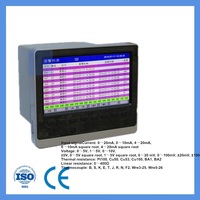 48-Kanal LED Farbdisplay USB Papierloses Temperaturkontrollgerät mit RS485 Datenlogger OEM ODM