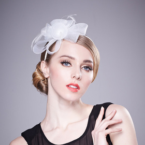 <span class=keywords><strong>Las</strong></span> muchachas de la frente decoración de plumas cintas para el pelo ornamento - Product Image 3