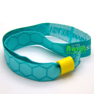 Usine directement prix personnalisé <span class=keywords><strong>Festival</strong></span> <span class=keywords><strong>tissu</strong></span> Sublimation impression <span class=keywords><strong>Bracelet</strong></span> événement tissé Bracelets pour Concert fête - Product Image 2