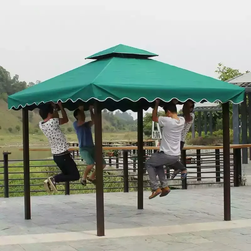 Chinesische eisen pavilion garten pavilion für verkauf