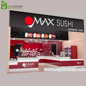 Elegante Banco Espositivo Moderno per Sushi in MDF per Negozi di Alimentari e Design d'Interni per Centri Commerciali - Product Image 2