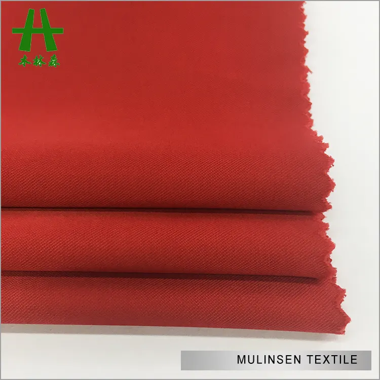 Mulin sen Textile Woven Plain Dyed Silk Touch 97 Polyester 3 Elastin Satin Stoff für Dance wear