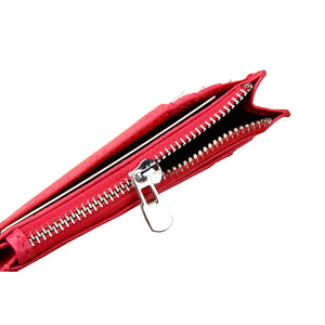 Portafoglio sottile RFID stile Business con chiusura a cerniera porta carte in pelle <span class=keywords><strong>e</strong></span> carta di credito - Product Image 4