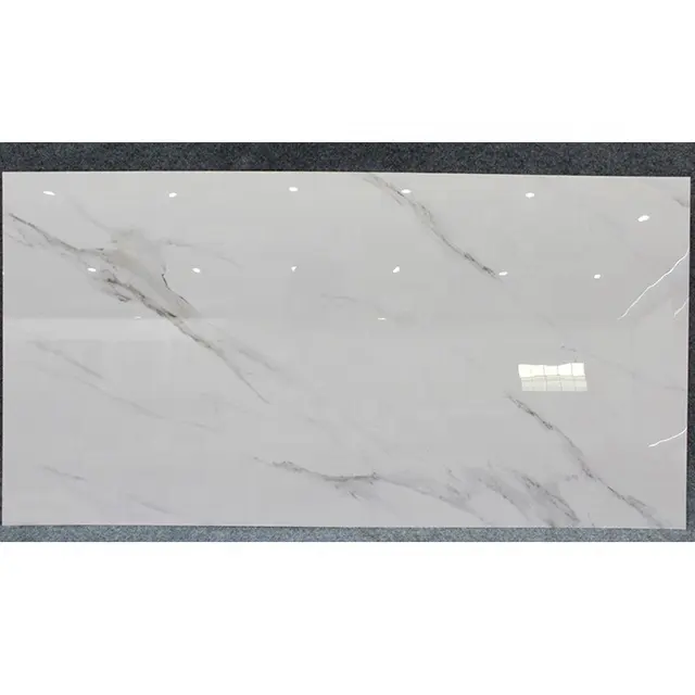 Gạch Sứ Đá Cẩm Thạch Trắng Phật Sơn 1200X600Mm Calacatta Ultra Thin Tiles