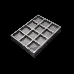 Packaging Blister Chocolate Insert Tray Custom Disposable Clear Plastic Food PET Accept