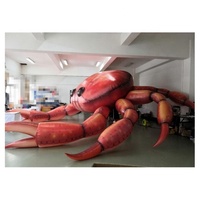 Modèle de homard gonflable géant / Gros écrevisse rouge gonflable / Langouste gonflable pour la décoration publicitaire en extérieur
