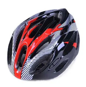 新型山地自行车头盔安全认证超轻自行车头盔，成人骑行可调