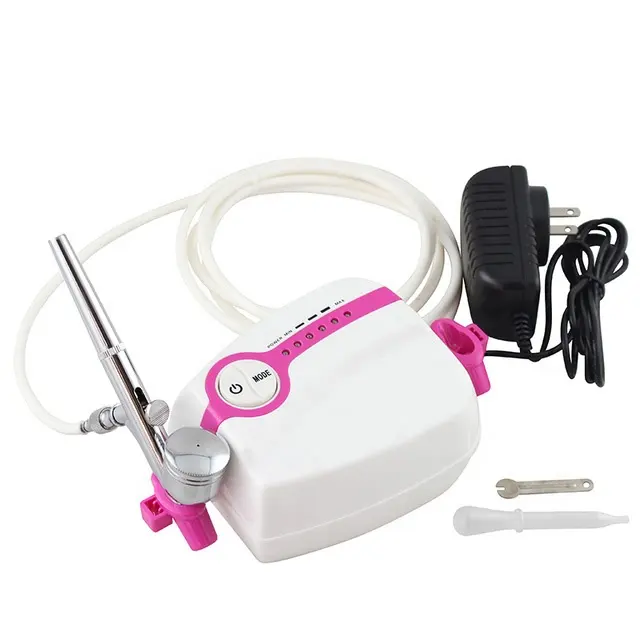 Xách tay Airbrush trang điểm Kit với 1 PC Airbrush + 1 Bộ Mini Máy Nén + 1 PC Power Adapter + Air hose