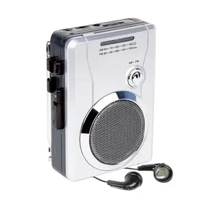 China BSCI Produktion modischer Mini-Kassettenplayer Walkman AM-FM-Radio mit Mikrofon und automatischer Umkehrfunktion