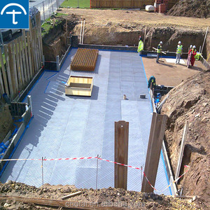 Pre-áp dụng HDPE nước bằng chứng màng với hạt tôn trọng để bê tông không thấm nước tầng hầm bức tường HDPE màng chống thấm nước - Product Image 3