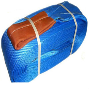Sabuk Pengangkat 10 Ton Poliester Datar Tali Nilon Roller Sling Pipa Sling Sling Lembut - Product Image 3