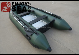 Gran oferta, 380cm, 6 Perons, suministro de fábrica, deporte inflable verde/pesca/<span class=keywords><strong>Barco</strong></span> de rescate con PVC/Hypalon Pontoon, ¡420 460! - Product Image 3