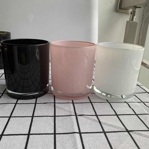 Vetro del commercio all'ingrosso di <span class=keywords><strong>rosa</strong></span> <span class=keywords><strong>candela</strong></span> vasi con coperchio per la <span class=keywords><strong>candela</strong></span> che fa - Product Image 3