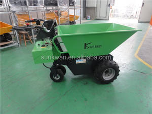 Carriola elettrica all'ingrosso del motore elettrico 320L con il mini trasportatore del dumper della ruota di capacità di carico di quattro ruote 500kg - Product Image 5