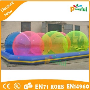 Amazing!!! Nouveau sport gonflable <span class=keywords><strong>boule</strong></span> <span class=keywords><strong>de</strong></span> l'eau flottant/robinet d'eau à billes pour adultes - Product Image 2