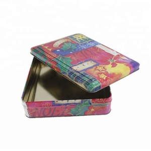 Candies Metal <strong>Tin</strong> Box <strong>Biscuits</strong> Pack <strong>Tin</strong> Rectangular <strong>Gift</strong> Pack <strong>Tin</strong> case - Product Image 2