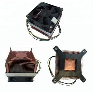 Refroidisseur d'air — ventilateur de refroidissement cpu, avec base de dissipateur thermique en cuivre et en aluminium, pour Intel lga775, lga1150, <span class=keywords><strong>lga1151</strong></span>, lga1155, lga1156, 80mm - Product Image 1