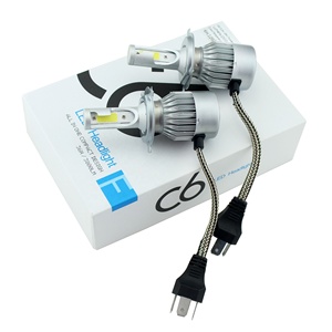 Raych Automotivo Bộ Đèn Led Siêu Sáng 7600 Lumen 36W Led H7 H4 Fan C6 Auto 9005 9006 H11 H7 Đèn Pha Led H4 - Product Image 5