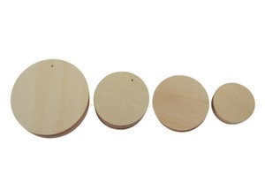Bestseller 2024: Dischi in Legno da 1,5 Pollici, Targhette in Legno Grezzo per Decorazioni Fai-da-Te, Artigianato e Ornamenti - Product Image 4