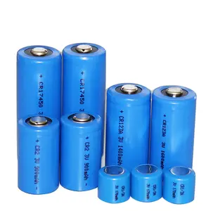 Cr123a 3 v có thể sạc lại 1700 mah cr17450 pin lithium