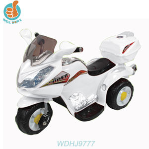 WDHJ9777 motociclette elettriche economiche per bambini bambini <span class=keywords><strong>moto</strong></span> tre ruote Happy Baby Ride On Toy Car con immagine del fumetto - Product Image 4