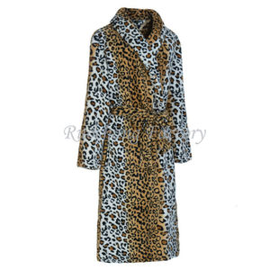 peignoir leopard femme