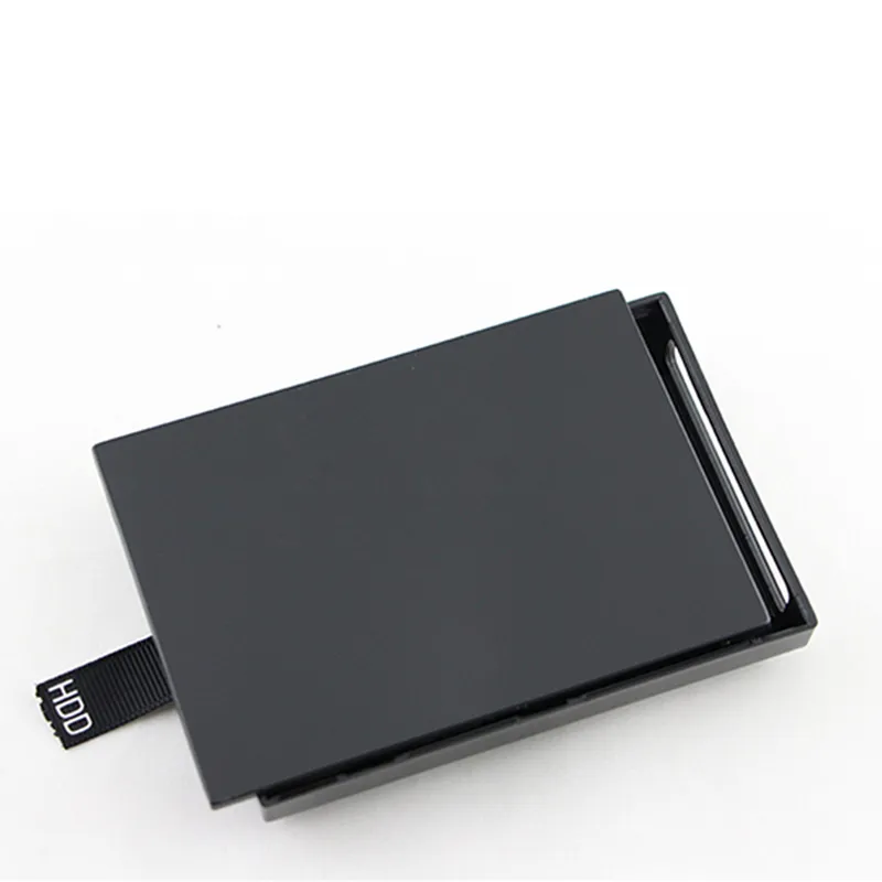Carcasa de disco duro negro para XBOX 360 Slim, carcasa interna para disco duro HDD