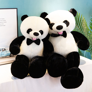 Tùy chỉnh gối sang trọng đôi mắt to gấu trúc đồ chơi tùy chỉnh Thú nhồi bông đồ chơi sang trọng gấu trúc gối tùy chỉnh gấu trúc đồ chơi sang trọng - Product Image 4