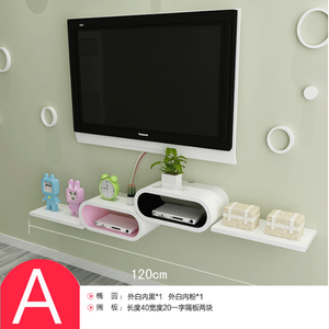 Creative קיר טלוויזיה תיבת קוביית MDF צף תצוגת מדף - Product Image 6
