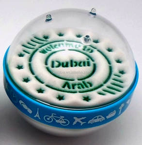 ที่เปลี่ยนเกียร์ทรายพลาสติกอะคริลิคที่ทับกระดาษเบิร์จคาลิฟาดูไบทาวเวอร์ของที่ระลึก - Product Image 3