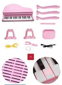 Bán Micro Công Chúa Nhỏ Màu Hồng Bàn Phím <span class=keywords><strong>Piano</strong></span> Cho Trẻ Em Đồ Chơi Âm Nhạc - Product Image 4
