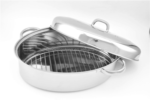 Bếp Cảm Ứng Gương Ba Lan Rang Fry <span class=keywords><strong>Pan</strong></span> Với SS <span class=keywords><strong>Hollow</strong></span> Xử Lý - Product Image 2