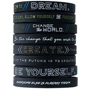 Aangepaste Promotionele Silicon Armband, Verstelbare Siliconen Polsbandje, Promotie Wrist Band