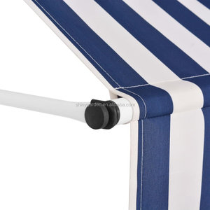 Tenda da Sole Retrattile Manuale per <span class=keywords><strong>Balcone</strong></span> e Terrazza con Finestre Rimovibili ALDI - Product Image 4