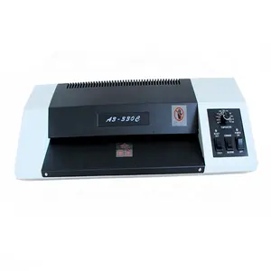 A3 330C Laminator Kantong Panas Elektrik dengan 4 Roller Silikon