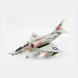 งานอดิเรกวิทยุควบคุม Warbird A-4ไฟฟ้า RC เครื่องบิน EDF Jet กับ Retracts