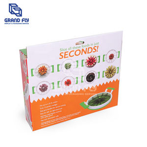 Caja de Cartón Impresa en 4 Colores para Frutas y Verduras, Cortador y Rebanador, Diseño Personalizado, Caja de Embalaje de Cartón, Exhibición de Frutas - Product Image 3