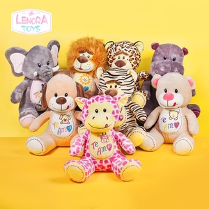 Peluche seguro personalizado para niños, peluche de felpa de animales de bosque, perro, oveja, oso de peluche, jirafa suave - Product Image 5