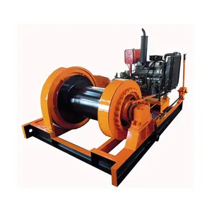 10Ton Động Cơ Diesel Powered Winch Cho Marine, Xây Dựng, Khai Thác Mỏ