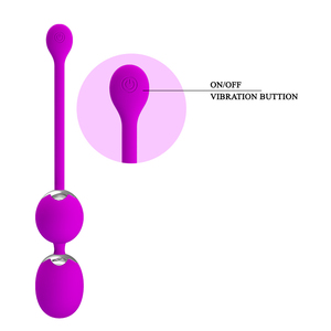 Juguetes Sexuales para Adultos, Bola <span class=keywords><strong>Kegel</strong></span> con Control Remoto, Ejercicio de Fortalecimiento Vaginal, Bolas Ben Wa Vibratorias, Recargables por USB - Product Image 4